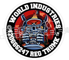 World Industries Dragster Decal Sticker