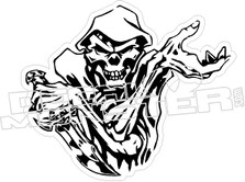 Reaper Skull Decal Sticker