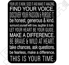  Find Your Voice This Is Your Time Decal Sticker