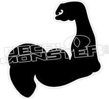 Strongman Arm Muscle Decal Sticker