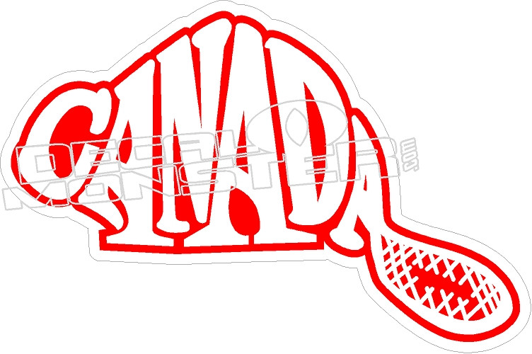 Canada Beaver Decal Sticker