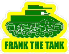  Frank The Tank Decal Sticker