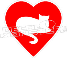 Love Cats Decal Sticker