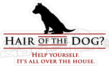  Hair of the Dog House Decal Sticker