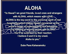 Aloha Meaning Decal Sticker