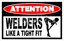 Welders Love A Tight Fit 3 Decal Sticker 