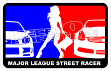 Major Leaque Street Racer Decal Sticker