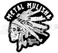 Metal Mulisha Weapon Headdress Decal Sticker