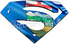 Alberta Superman Decal Sticker