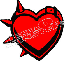 Heart Collar Decal Sticker