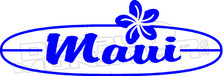 Maui Surfboard 51 Decal Sticker