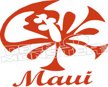 Maui Flower 51 Decal Sticker