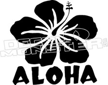 Aloha Hibiscus 51 Decal Sticker