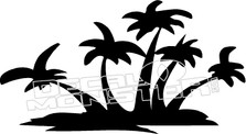 Palm Island Decal Sticker