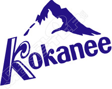 Kokanee Beer Mountain Decal Sticker
