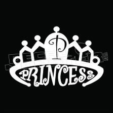 Princess Crown 52 Decal Sticker