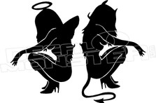 Angel Devil 51 Decal Sticker - DecalMonster.com