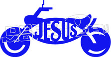 Jesus Fish Motorbike Decal Sticker