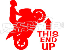 This End Up Superbike Decal Sticker
