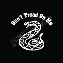 Dont Tread On Me Decal Sticker