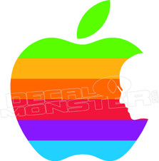 Apple Steve Jobs Profile Decal Sticker