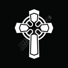 Celtic Cross 51 Decal Sticker