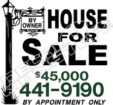 House For Sale Decal Sticker