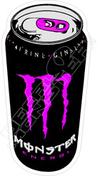 Monster Energy Can Purple Decal Sticker
