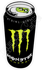 Monster Energy Can Green Decal Sticker