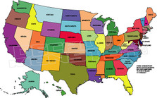 USA Map 61