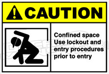 Caution 028H - Confined space use lockout