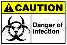 Caution 033H - Danger of infection