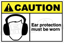 Caution 067H - Ear protection must be worn 