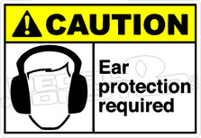 Caution 069H - Ear protection required 