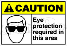Caution 088H - Eye protection required in this area