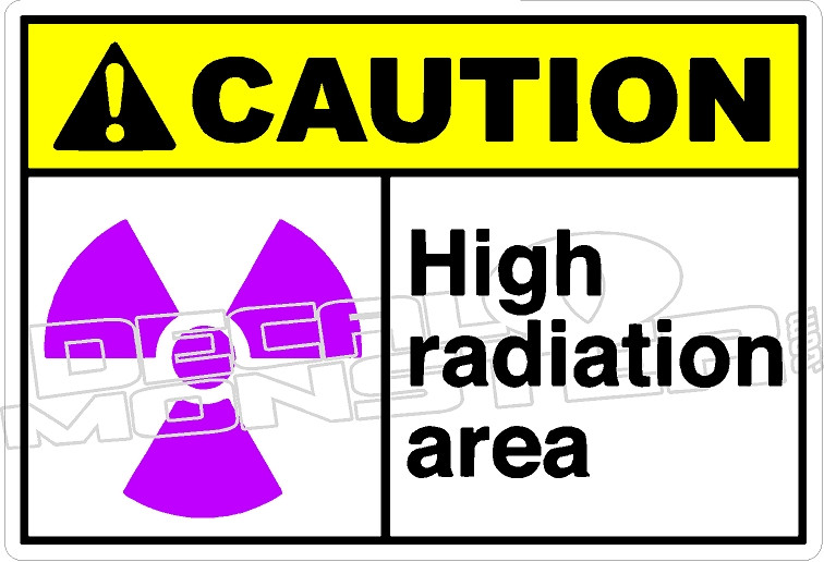 Caution 141H High radiation area