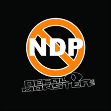 NO NDP Alberta Decal