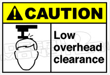 Caution 173H - low overhead clearance