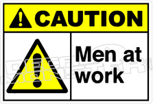 Caution 177H - men at work