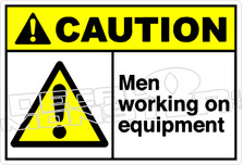 Caution 178H - men working on equipment
