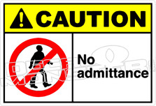Caution 189H - no admittance