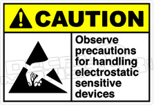 Caution 203H - observe precautions for handling electrostatic sensitive devices 