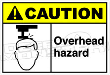 Caution 212H - overhead hazard 
