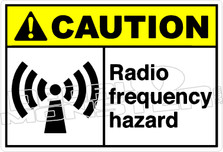 Caution 229H - radio frequency hazard