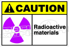 Caution 234H - radioactive materials