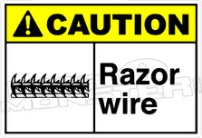 Caution 238H - razor wire 2