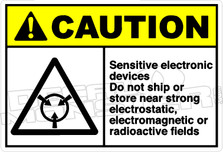 Caution 257H - sensitive electronic devices do not ship