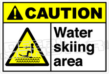Caution 302H - water skiing area