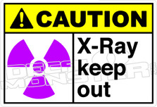 Caution 326H - x-ray keep out