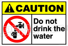 Caution 329H- do not drink the water